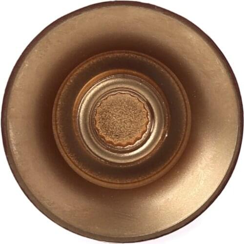 1pc Knob Button Bell Shape Guitar Tone Volume Control For LP Guitar Parts Coffee Golden Y51D