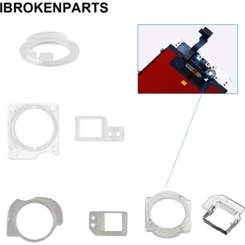 100PCS for iPhone X XR XS Max 8 7 6 6S Plus 5 5C 5S Front Camera Screen Ring Proximity Sensor Plastic Holder Clip Bracket Circle