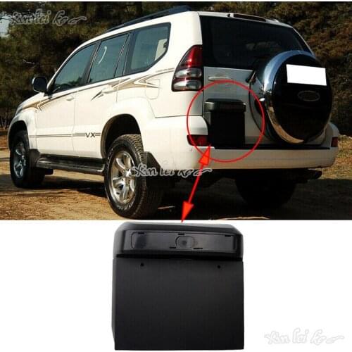 3pcs Rear License Plate Holder Mounting Bracket replace For Toyota Prado FJ/LC120 2003-2009 Car Styling Accessories