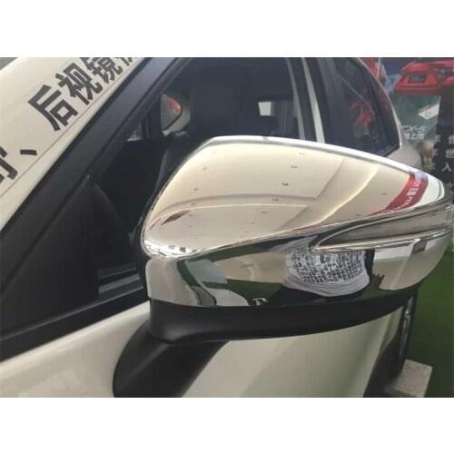 Abaiwai ABS Chrome Side Door Rearview Rear view Mirrors Trim Cover Protector For Mazda CX-5 CX5 CX 5 2015 2016 Car-Styling 2pcs