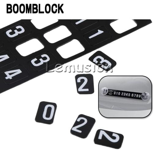 BOOMBLOCK Parking Card Stickers on Cars For Nissan Qashqai X-TRAIL Juke TIIDA Note Almera Mazda 3 6 2 CX-5 CX5 CX-7 Accessories