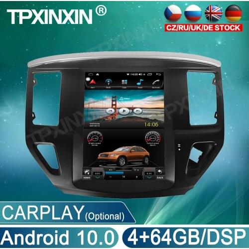 Wireless Carplay 4G+64G Android 10 For Nissan Pathfinder Car Multimedia Player Auto Radio Head Unit Tape Recorder GPS Navigation