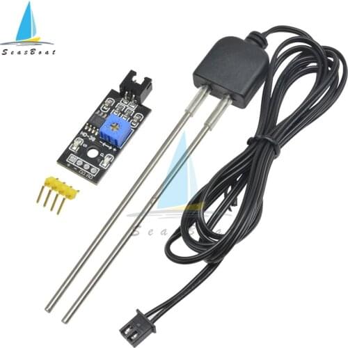 Soil Moisture Sensor and Soil Detector Module Soil Moisture Test Soil Humidity Test Corrosion Resistance Probe For Arduino