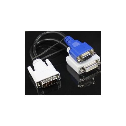 DVI to VGA + 24 + 5 needle DVI one points two short-term DVI one turning two VGA/DVI connection