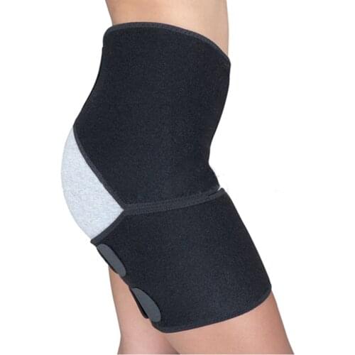 DSGS Bodymate Compression Wrap for Groin Hip Thigh Quad Hamstring Joints Sciatica Nerve Pain Relief Strap, Adjustable Support