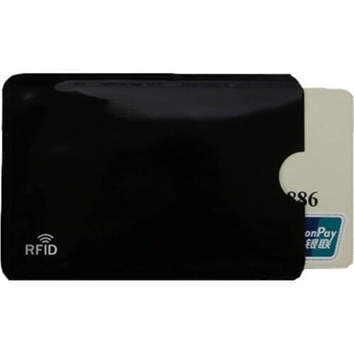 Anti Rfid Wallet Card Storage Bag Anti Scan RFID Blocking Bank Cards Wallet NFC Shielding Pouch for Privacy Protection BAG1036