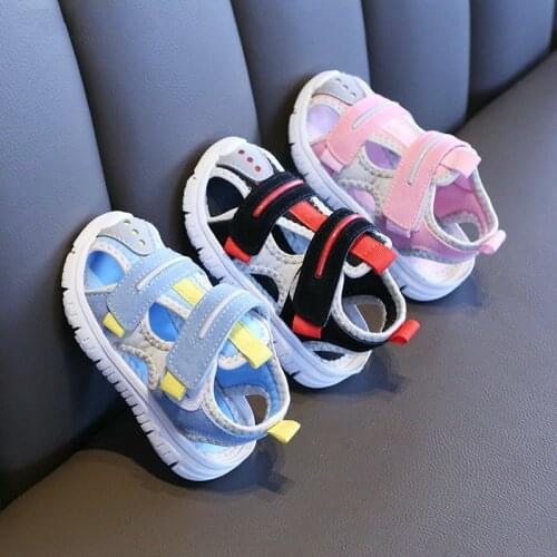 2021 Summer Sandals For Girl Boy Soft Bottom Casual Footwear Flat With Children Shoes Outdoor Beach Sandals Breathable Shoes