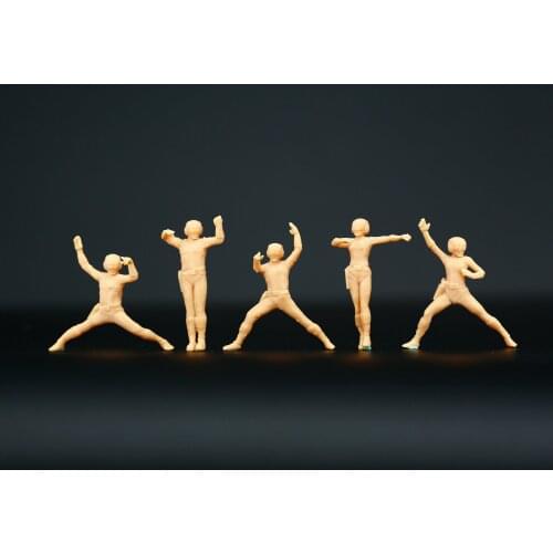 1:64 People Model Anime Character Model Handmade Resin White Model Need To Be Colored By Yourself