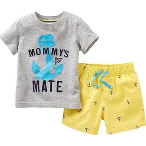 New Summer Short Pyjamas Children Pajamas Sets Cotton Kids Boys Clothes Pijama Suit Girls Sleepwear Nightwear PS011