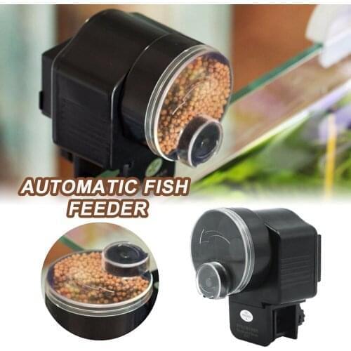 Automatic Feeder Aquarium Fish Tank Pond Wall Mount Timing Auto Fish Food Dispenser Aquarium Accessories Fish Aquarium Feeder