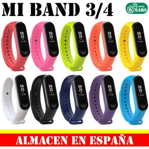 Xiaomi Mi band 4 3 Strap Bracelet Silicone Replacement Smart Watch Accessory Sports Bracelet Waterproof and Adjustable