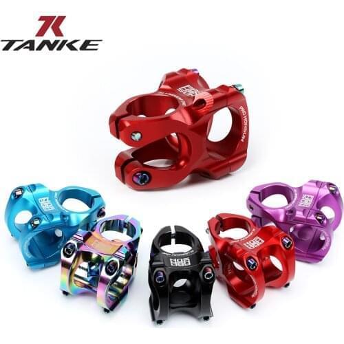 TANKE MTB 35mm Stem CNC 31.8mm Handlebar Bicycle honsun ultralight 0 Degree Rise FR AM Enduro 28.6mm Steerer Mountain Bike parts