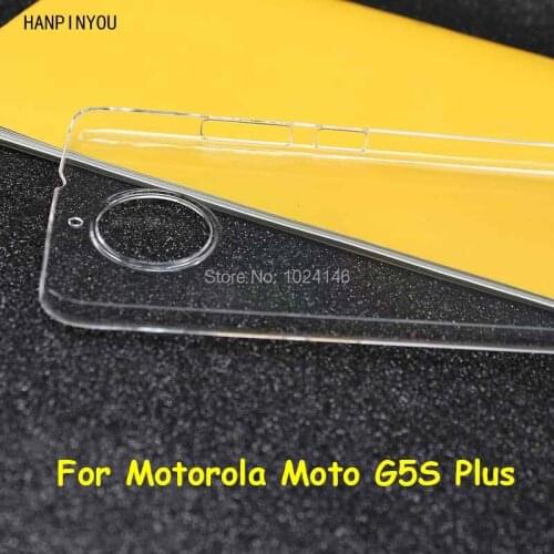 For Motorola Moto G5S Plus G5S+ XT1803 XT1805 XT1806 5.5 Slim Crystal Transparent Hard PC Back Case Cover Protection Skin Shell