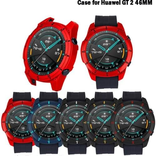 TPU Watch Protective Shell With scale For Huawei Watch GT 2 46MM Smart Watch Replacement Watch Case Cover For Huawei GT 2