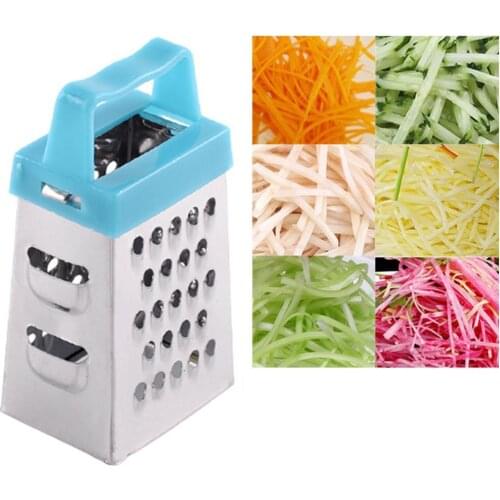 1pc Multifunctional Grater Creative Vegetable Food Cutting Steel Plane Four-sided Plane Kitchen Accessories Food Mini Stain D2M1