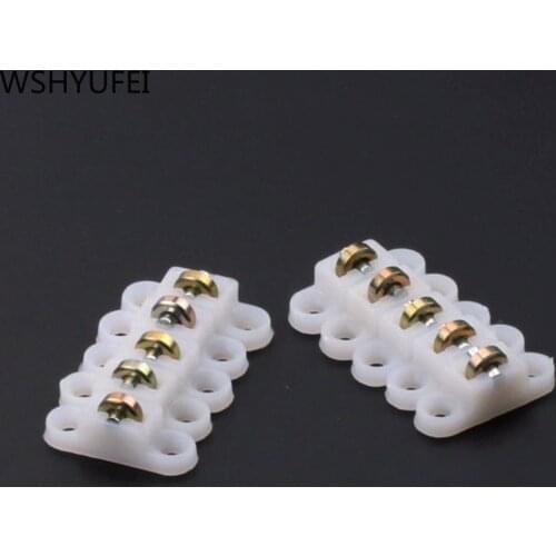10 Pcs Plastic steel screen window pulley Sliding window roller Mute windows Sliding Door Bearing Copper wheel Hardware pulley