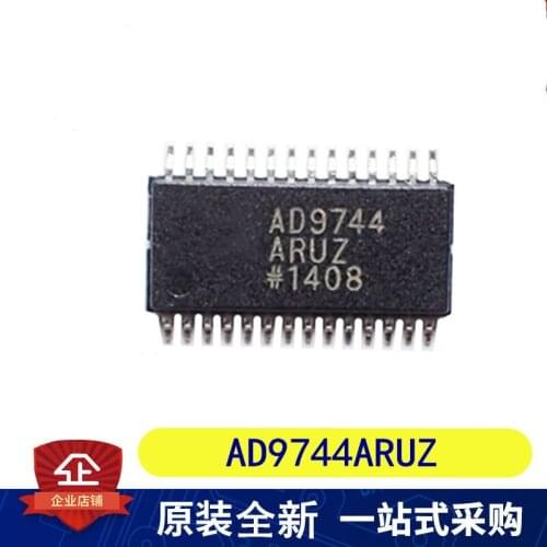 2piece/LOT AD9744ARUZ TSSOP-28 9744ARUZ TSSOP28 Digital-to-analog converter NEW Original In stock