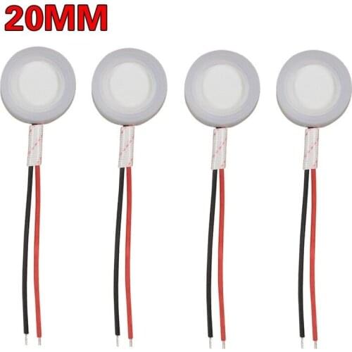 4piece 20mm Ultrasonic Mist Maker Fogger Ceramics Discs with Wire & Sealing Ring