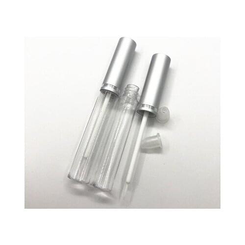 5ml Mini Cosmetic Empty Eyelashes Lip Gloss Tube Mascara Eyeliner Vials Bottle Makeup Organzier Container With Brush