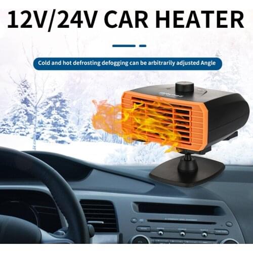 12V 24V Car Heater Vehicle Heater Vehicle Multi-function Heater 360 Degree Rotation On-board Heater For Auto