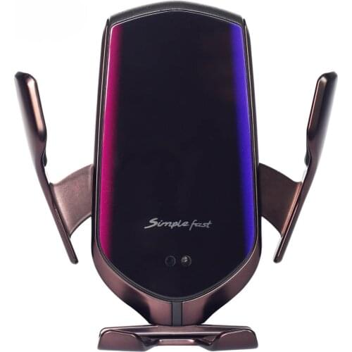 Wireless Car Charger Automatic Clamp 10W Fast Charge Holders For Phone Infrared Sensor Phone Moun