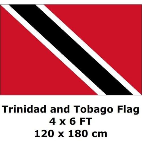 Trinidad and Tobago Flag 120 x 180 cm 100D Polyester Large Big Flags And Banners National Flag Country Banner For Home Decor