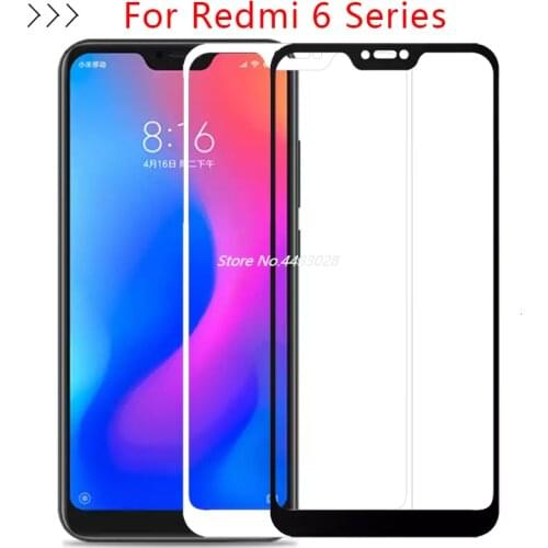 Full Cover Redmi Note 6 Pro Case For Xiaomi Redmi 6 A 6a A6 Tempered Glass Screen Protector Protective Glas Film On Xiomi Ksiomi