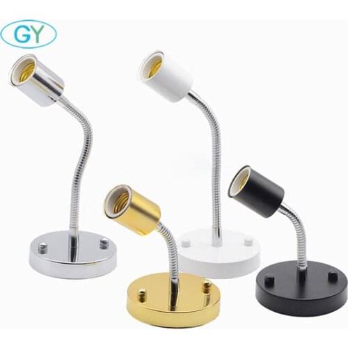 Lamp Base E27 Aluminum Metal Screw bulb Socket Holder with hose Vintage Retro Antique Edison Screw Light Bulb wall lamp