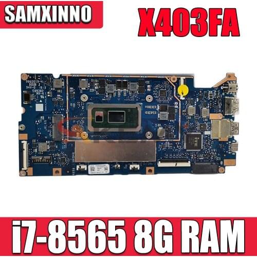 X403FA i7-8565 CPU 8G mainboard REV2.0 For ADOL14FA X403FA A403F X403F X403F L403FA L403F laptop motherboard 100% Tested Working