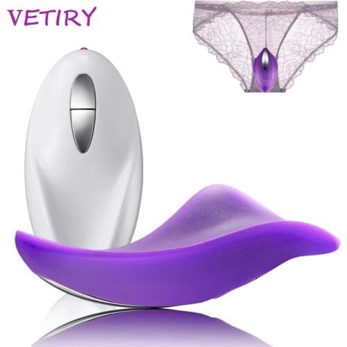 VETIRY Wearable Vibrator Invisible Pantry Remote Control Vibrator Clitoris Stimulator Sex Toys for Women Female Masturbation