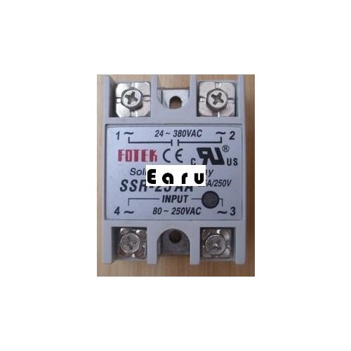 Single phase AC solid state relay 25A AC AC SSR-25AA input 80-250VAC