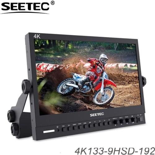 Original Seetec P133-9HSD 4K Monitor 13.3 Inch IPS 3G-SDIHDMI Broadcast Monitor Director Desktop LCD Monitor