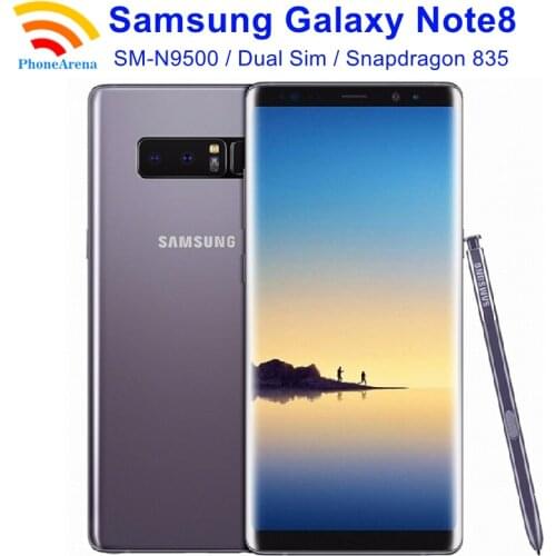 Samsung Galaxy Note8 Note 8 N9500 Dual Sim 90% New 6.3" 6GB RAM 64GB ROM NFC Octa Core Snapdragon 4G LTE Original Cell Phone