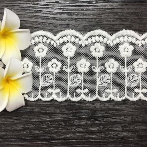 1yard 5.3cm Lace Fabric Trim Ribbons DIY Sewing Garment Wedding Decoration Accessories Supplies