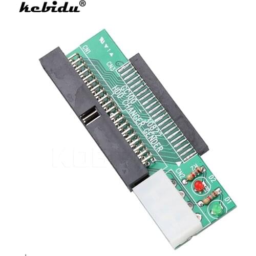 Kebidu 44Pin 2.5 " HDD to 3.5 " IDE 40Pin Interface Hard Disk Drive HDD Converter Adapter for Laptop Desktop PC Computer