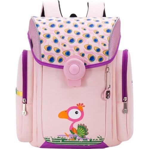 Waterproof Children School Bags Primary School Backpacks Boys Girls Kids Magnetic Clasp Schoolbag Orthopedic Backpack Mochila