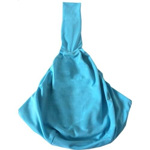Light Blue Adjustable Strap Cotton Pet Sling Dog Cat Carrier Bag Free Shipping By CPAM Bag For Dog Or Cat