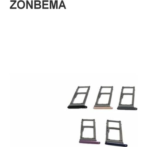 50pcs/lot For Samsung Galaxy S9 SIM Card Slot SD Card Tray Holder Adapter Single Sim Dual Sim