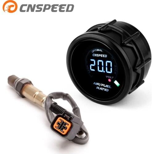 Free Shipping CNSPEED 52mmAuto Air Fuel Ratio Gauge Digital Genuine Narrowband O2 Oxygen Sensor Rear For 03-10 Hyundai Kia 2.0L