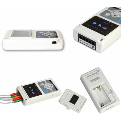 Dynamic ECG systems adopt continuous 3-wire ECG waveform for 24-hour analysis of ECG waveform by PC software