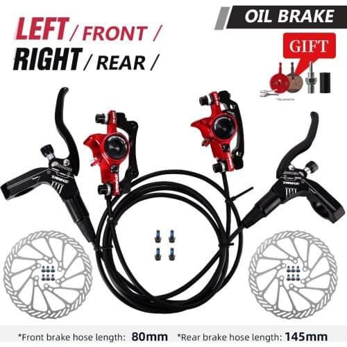 TANKE MTB Bike oil disc brake 160mm rotor Caliper hydraulic calliperplate Front Rear handle A B-pillar CNC bicycle parts cycling