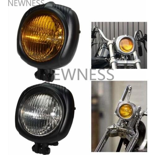 Motorcycle Retro Headlamp Cafe Racer Headlight Vintage Sealed Beam for Harley Custom Softail Scrambler Chopper Head Lamp