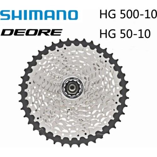 Deore CS M4100 HG500 HG50 MTB Bike Freewheel Cassette 10 Speed 11-36T 42T 46T Sprocket Bicycle Freewheel 10s