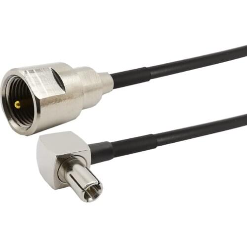 RG174 FME Male to TS9 Male Right Angle Coax Cable TS9 90 Degree to FME Male Plug RF Cable For Huawei Antenna