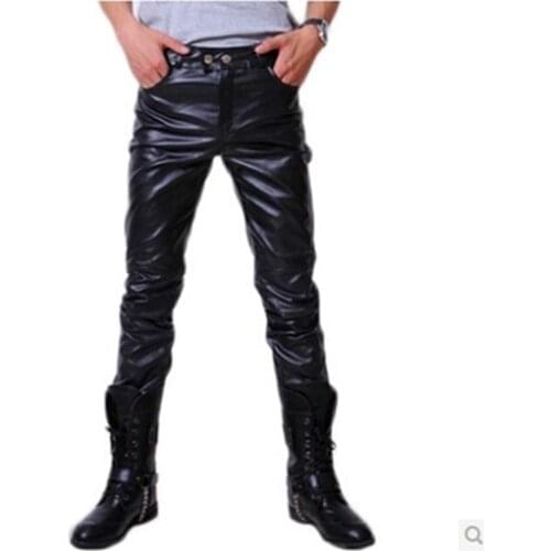 Leather Pants Men Leather Trousers Pantalon Homme Streetwear Men Clothing 2020 Hip Hop Ropa De Hombre Fall Street Wear Fashion