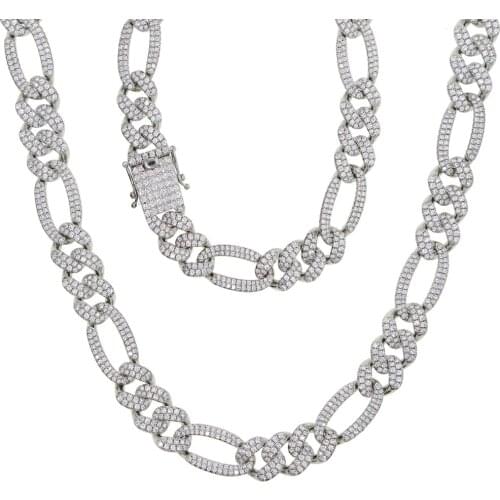 12mm iced out bling cz Miami cuban link chain statement choker necklace 2020 new hip hop rock bling wide cool women jewelry