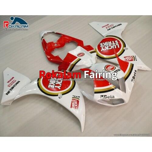 Body Kits For Yamaha R1 2009 2010 2011 YZF1000 09 10 11 Red White Motorcycle Fairing (Injection Molding)