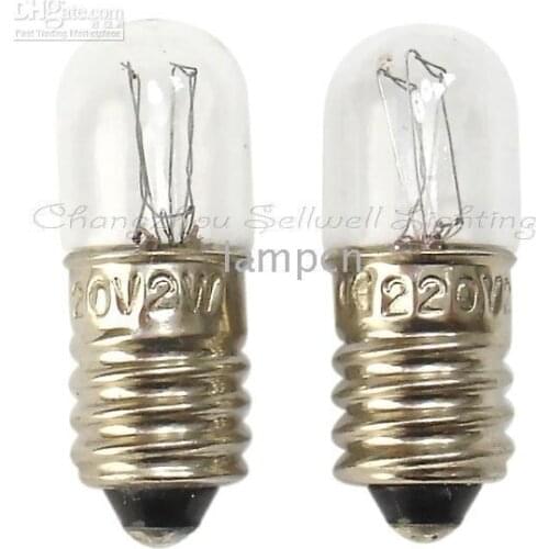 Bulbs lighting a159 220v 2w e10 t10x28 2019 Miniature