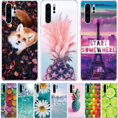 Mobile Phone Bag Case For Huawei P30 Pro Case Silicon TPU Phone Back Cover On Huawei P30 Pro VOG-L29 ELE-L29 P 30 Lite Case