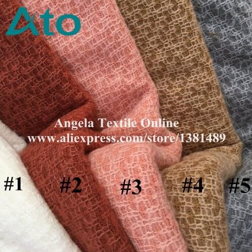 Soft Fleece Jacquard wool sweater knitted Fabrics photography backdrops fabrics